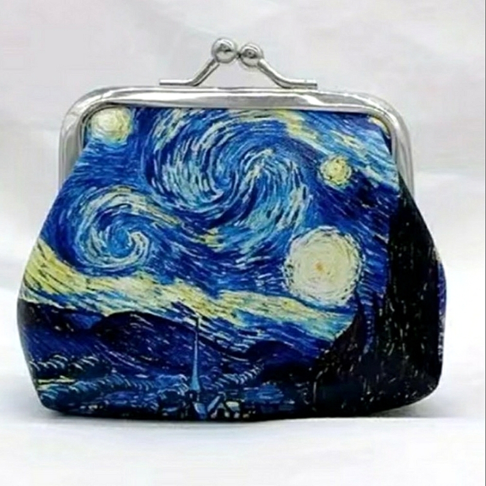 Van Gogh's Starry Night Coin Purse, NWT